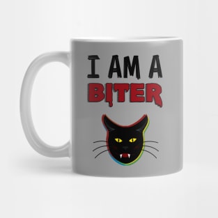 i am a biter cat Mug